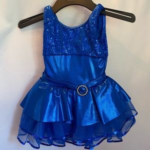 Revolution dance ballet dress girls blue Size SC
